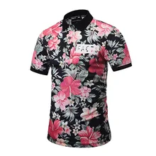 Мужская рубашка с коротким рукавом модная летняя популярно среди молодежи брендовая рубашка повседневная мужская одежда