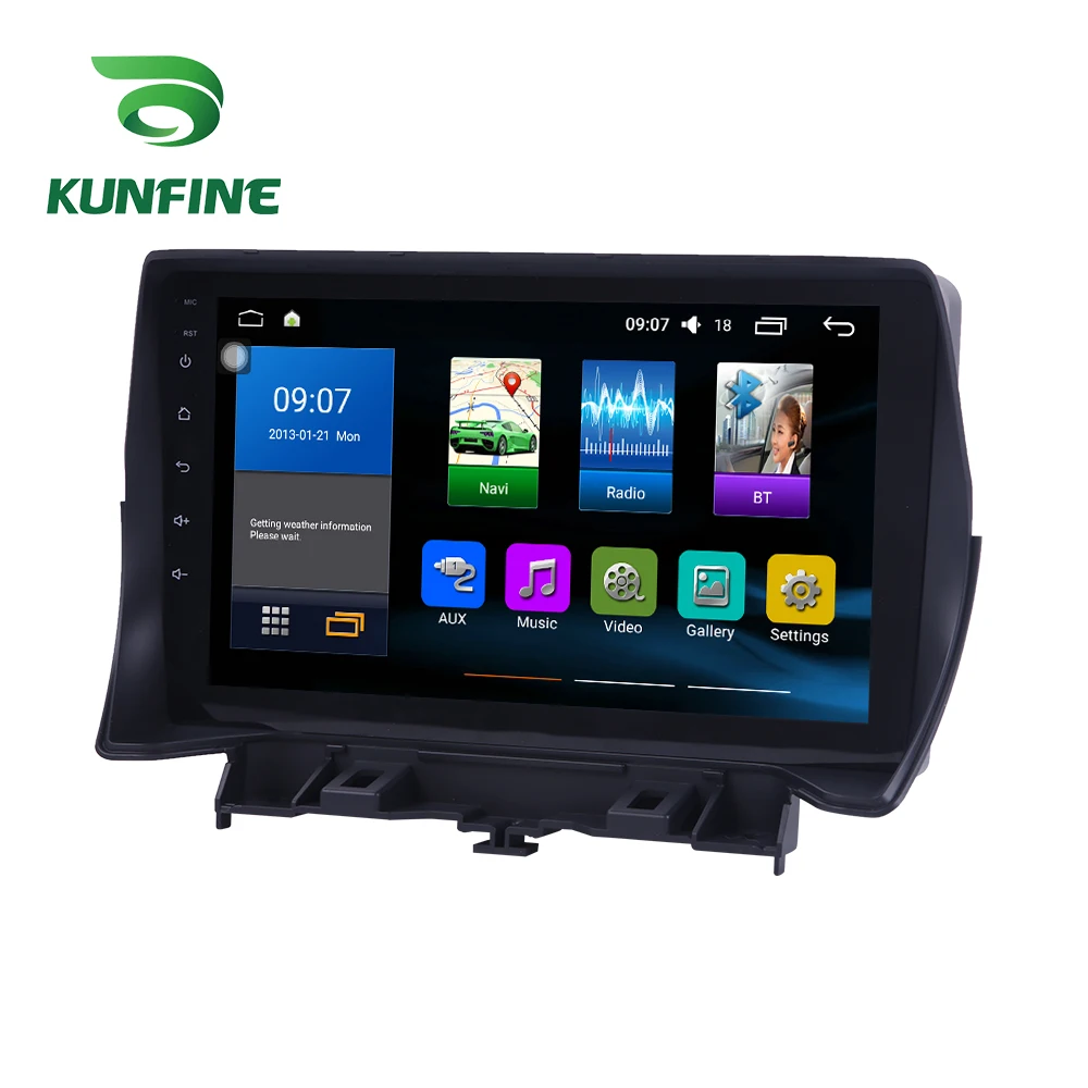 Восьмиядерный 1024*600 Android 8 1 автомобильный DVD GPS навигационный плеер Deckless стерео для