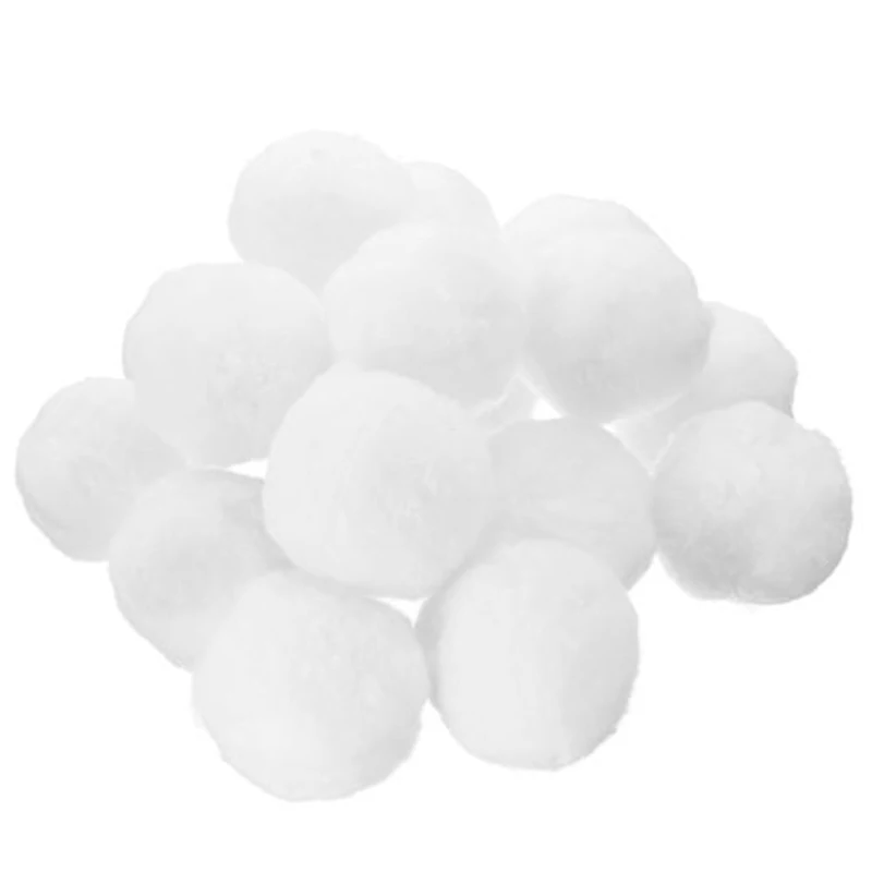 

50x Sand Pool Filter Balls Water Treatment Reusable Renewable Material/White Top
