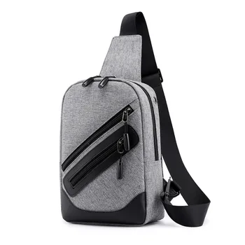 

New men's chest bag Shoulder Messenger Bag Large capacity multi-function small Fashion cool men's bag