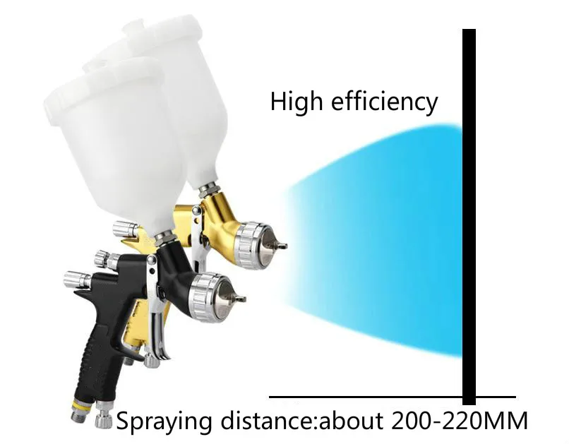 GEYE высокоэффективный распылитель краски мощный пистолет-распылитель для автомобиля