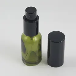 Оливково-зеленый l5 мл, бутылка для лосьона Косметический Круглый Портативный тумана стеклянная бутылка с дозатором