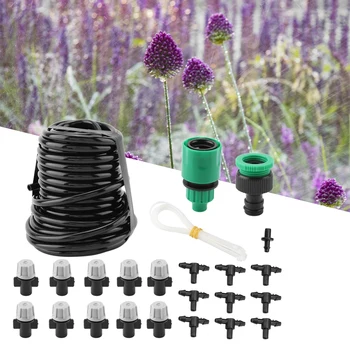 

New Arrival 10m Garden Hose Drip Sprinkler Irrigation Watering Hose with 10Pcs Nozzles Garden Watering Irrigation System