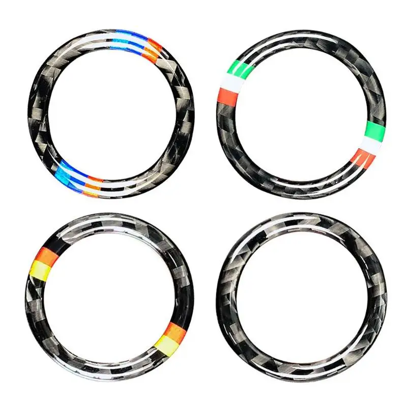

Carbon Fiber Car Engine Start Stop Button Ring Trim for BMW E90 E92 E93