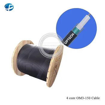 

Hot original items 1000m/roll 4 core OM3-150 Cable Wire outdoor FTTH fiber optic Drop Wire Cable in stock
