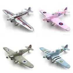Игрушки Бумажные самолеты истребитель gundam Spitfire армия дети 6 шт. для 4D сборка набор собрать ураган Истребитель модель игрушки модель
