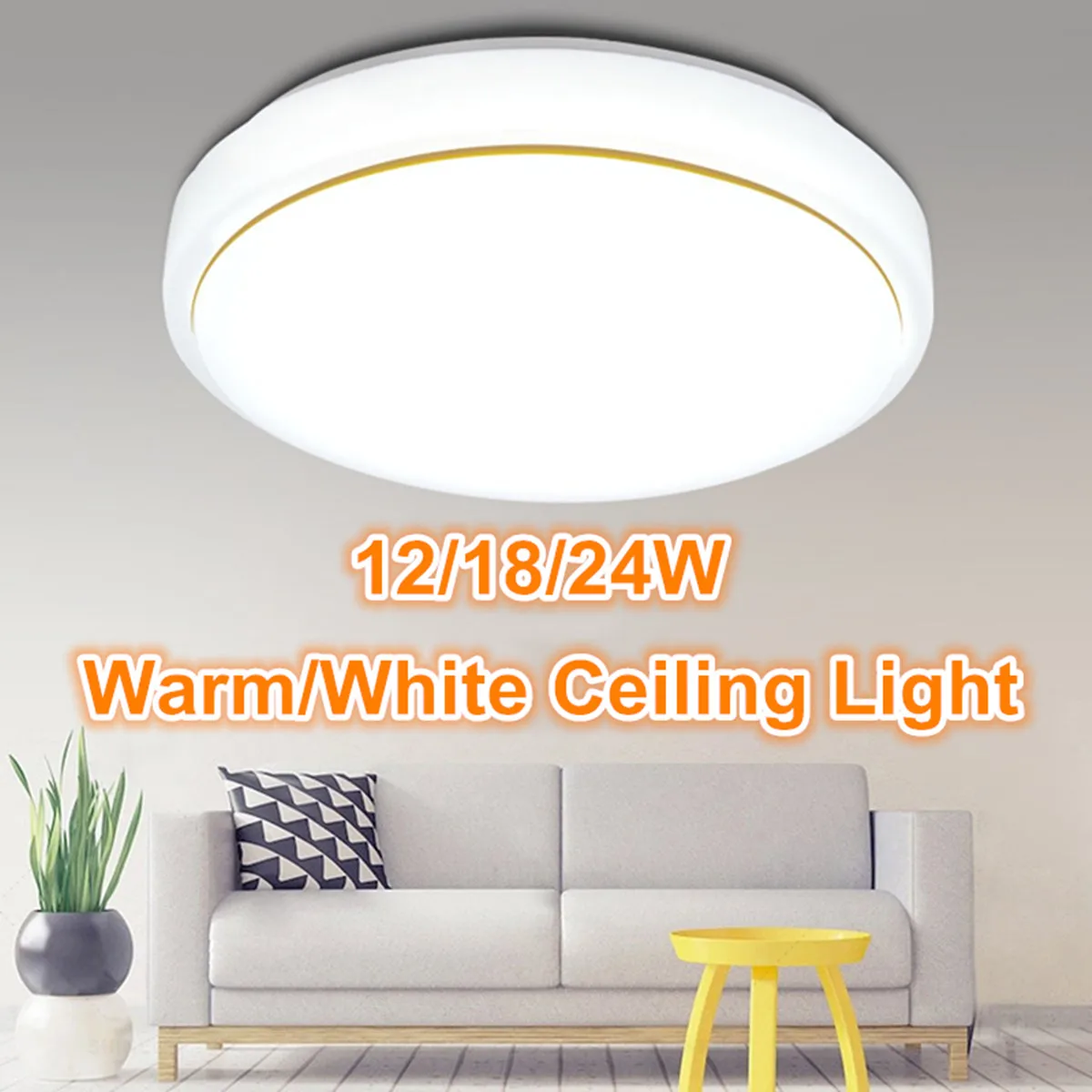 

LED Panel Lamp LED Ceiling Light 24W 18W 12W Down Light Surface Mounted AC 100-240V Modern Lamp Home Bedroom Lighting Fixtures
