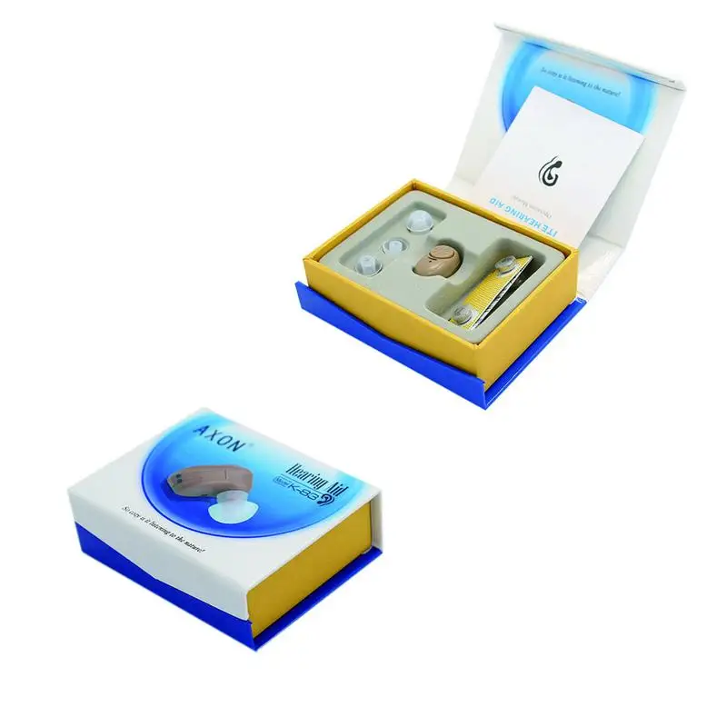 Ear Hearing Aid Mini Device Volume Adjustable Sound Voice Amplifier Enhancement Hear Clear for the Elder Deaf Aids Care