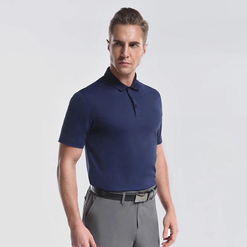

Willarde Golf Jersey Sports Polo Shirts Men's Short Sleeve Golf Shirts Quick Dry Outdoor Workout Tennis Badminton Tops