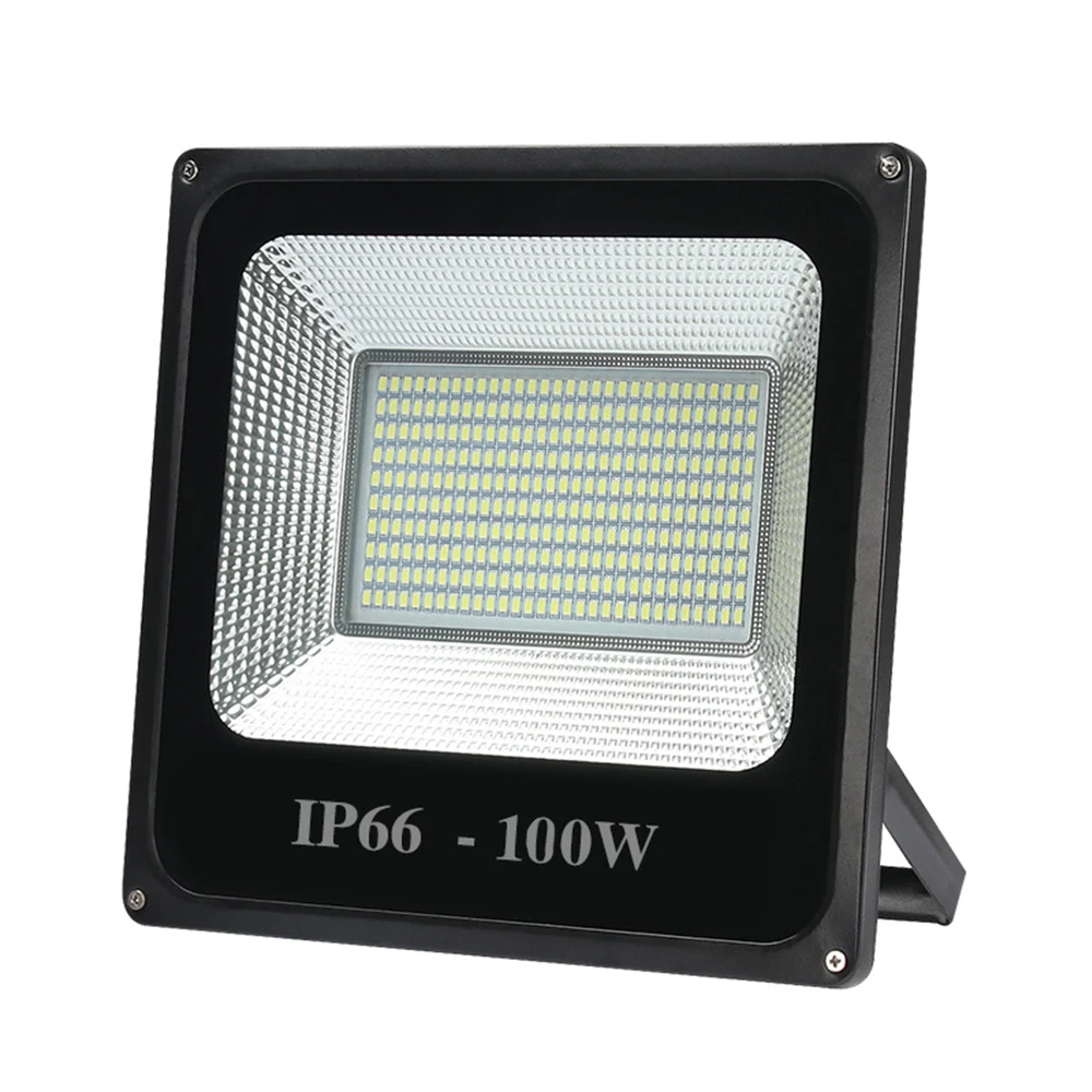 Conduziu a Luz de Inundação Holofotes ao ar Água ao ar Lâmpada de Parede de Luz de Inundação Ip66 à Prova Levou Holofote Ultra Fino Livre 220v d’ 100w 50w 30w