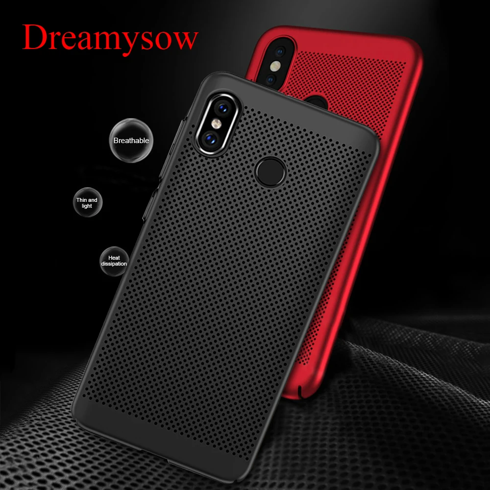 

Heat Dissipate Phone Bags Shell Cooling PC Cover Cases For Xiaomi Redmi Note 3 4 5 5A 6 Pro 6A 5A 4A 4X S2 3S 3 Pro Case Cover