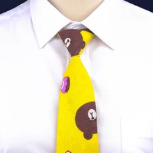 Mantieqingway/детский хлопковый галстук с принтом животных, маленькие свежие фрукты, японский стиль Harajuku, ins explosion tie, женский