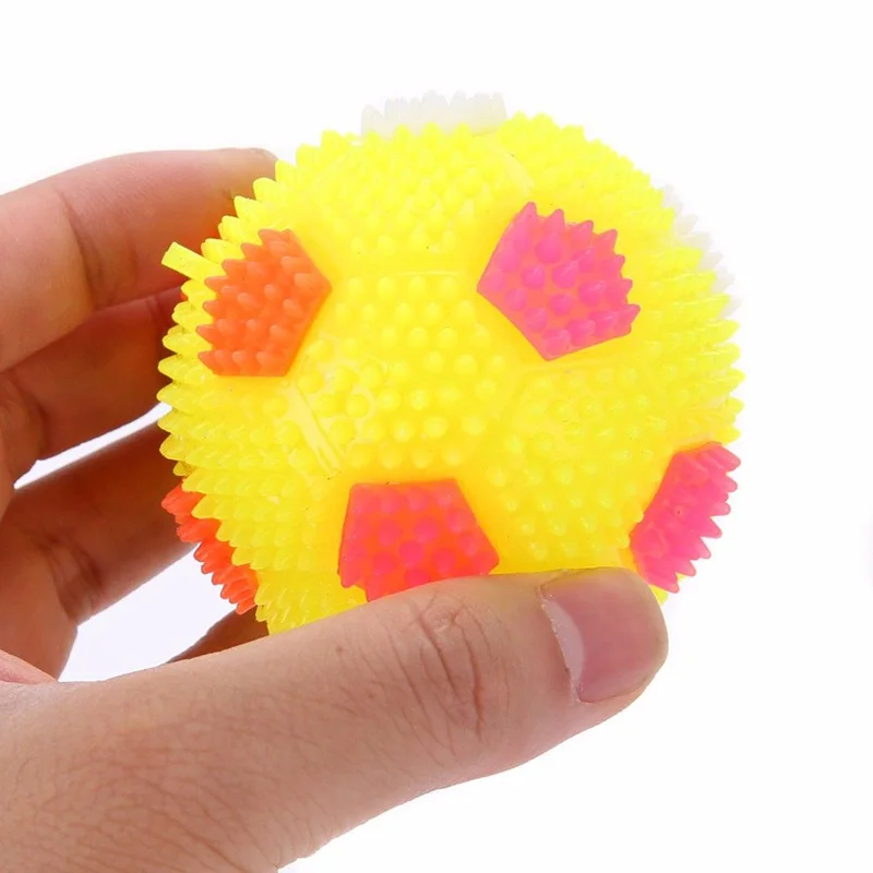 1 * прыгающий мяч мигающий светодиодный футбольный игрушечный мячик снятие