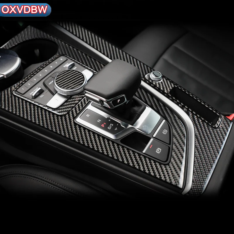 Для Audi a4 b9 RS4 S4 внутренняя отделка из углеродного волокна переключение передач
