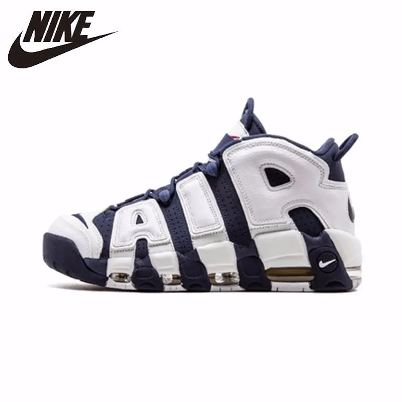 Nike Air More Uptempo Olympic New Arrival Original Men Breathable Basketball Shoes Comfortable Durable Sneakers #414962-104 Nike Air More Uptempo Olympic New Arrival Original Men Breathable Basketball Shoes Comfortable Durable Sneakers #414962-104