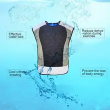 Охлаждающий Жилет для езды на мотоцикле и велосипеде, охлаждающий костюм, жилет для испарения воды, охлаждающая одежда для мужчин