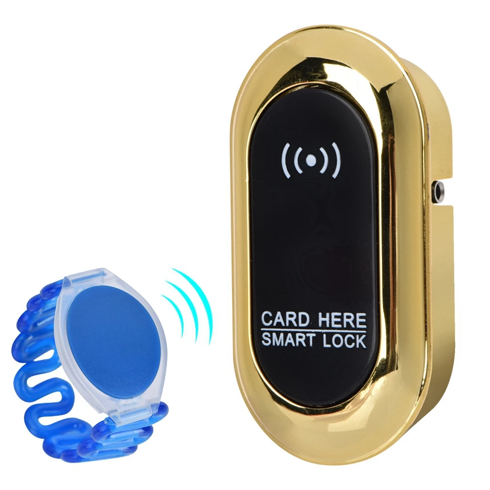 

Smart Electronic Induction Lock Sauna Cabinet Gym Locker Sensor Lock with Single card/ two cards to Open the Door