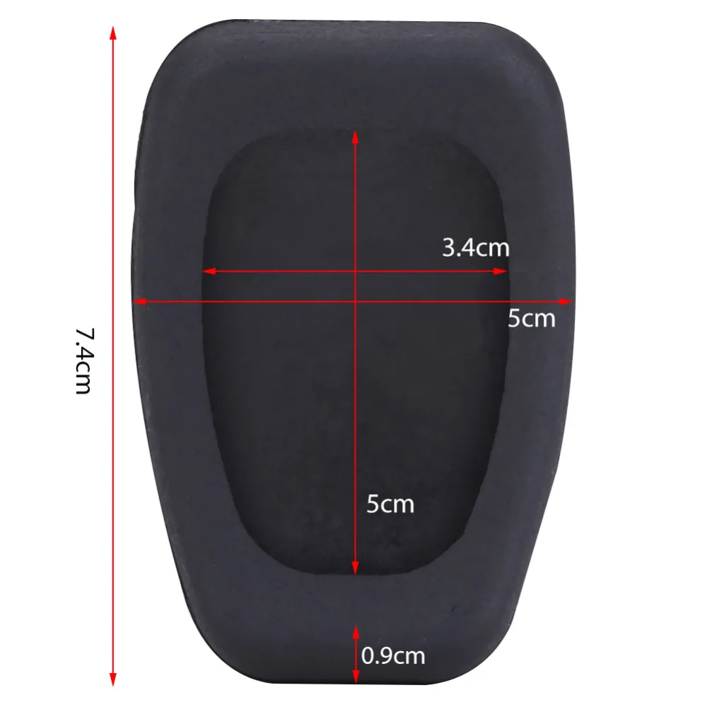 

Clutch Brake Pedal Rubber Pad Cover for Renault Megane Laguna Clio Kango Scenic Anti-skid surface design ensures breaking fast