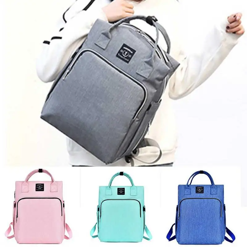 

Double Shoulder Large Capacity Mummy Bag Waterproof Upgrade Version With Hooks Mother And Baby Outdoor Package