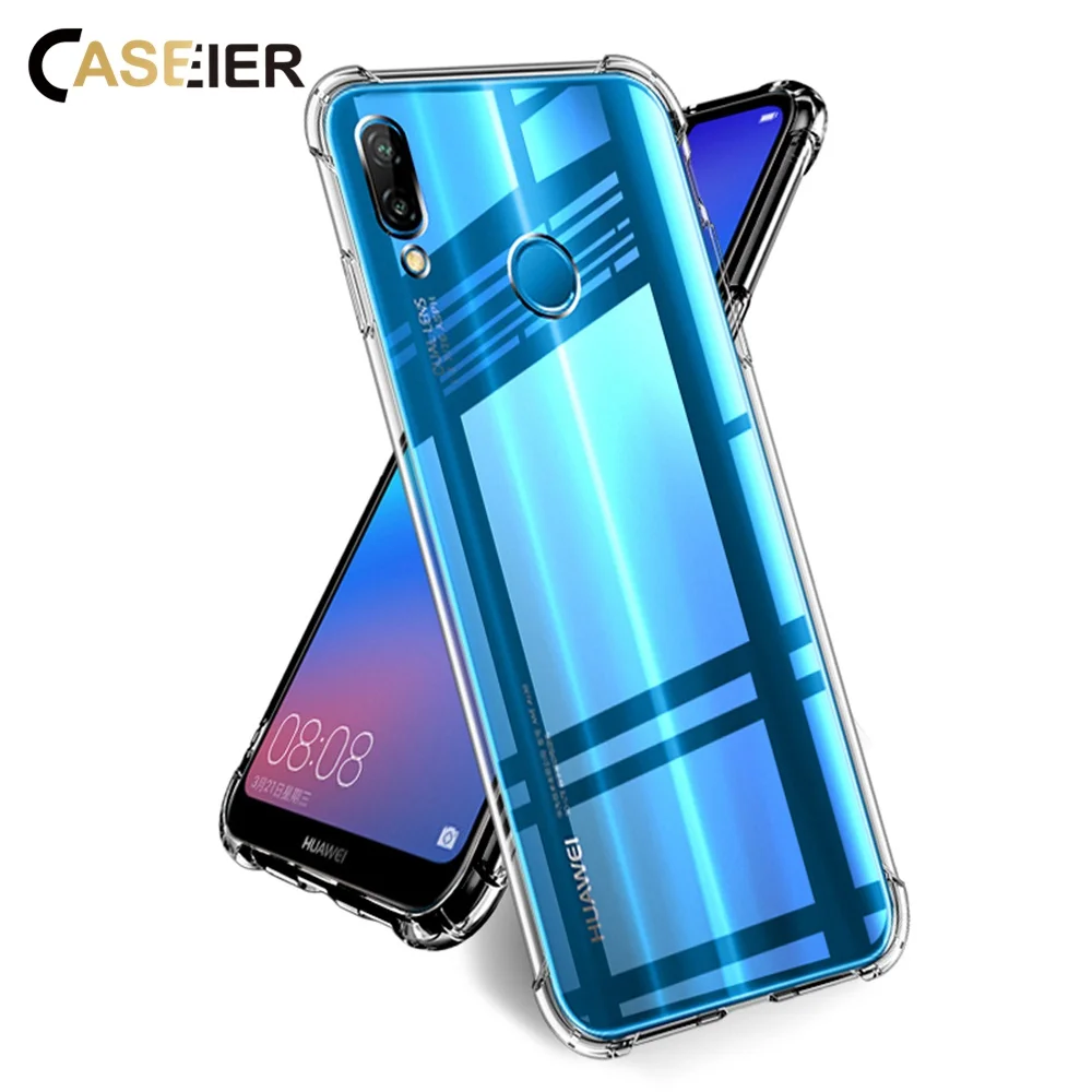 CASEIER Soft TPU Phone Case For Huawei P20 Lite P10 P8 Protective Cases Honor 8 9 10 Luxury Fundas Covers | Мобильные телефоны и