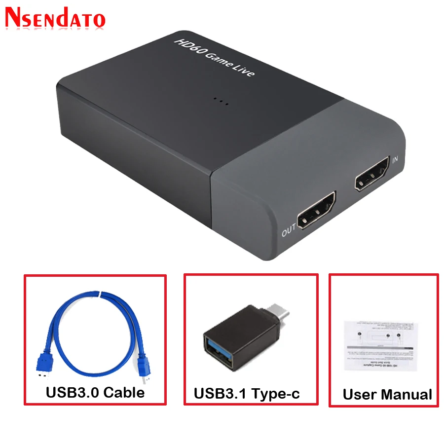 EZCAP 261M USB 3.0 HD60 Video game Capture 4K