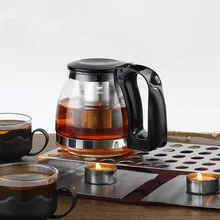 Полые Нержавеющая сталь длинное теплое чайный набор для подогрева теплые свечной обогреватель нагревательная база раздаточная печь/Чай горшок держатель ночник лампа