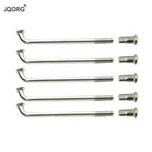

5 Pieces A Lot 10 G Spokes Diameter 3.2mm 304 Stainless Steel Material J-BEND Equal Diameter Electric Bike Motor Wheel Spokes