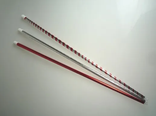 

Triple Color Changing Cane(Bright Red,Bright Silver and Red,Silver) Magic Tricks Cane To Silk Stage Illusion Accessories Gimmick