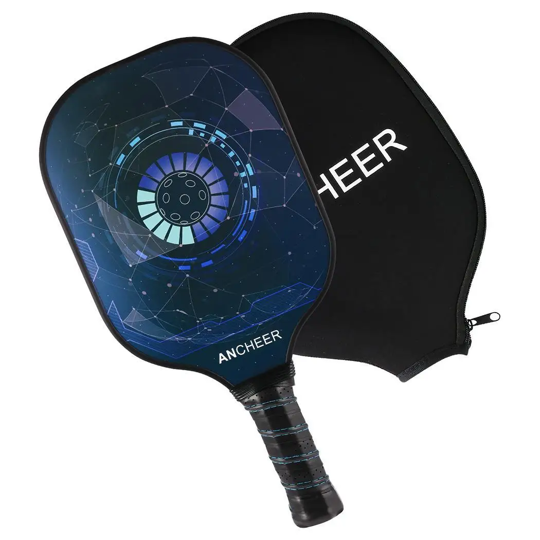 

ANCHEER Pickleball Paddle Graphite Carbon Fiber Pickleball Racket PP Polymer Honeycomb Composite Core Pickleball Paddle Set