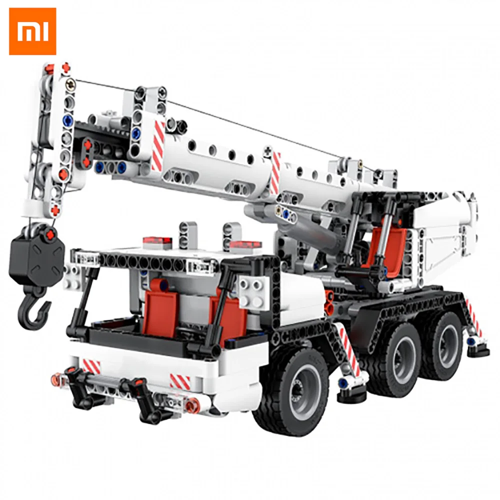 

Original Xiaomi MITU Building Block Engineering Crane 360 Degree Rotati Flexible Steering Model Building Kit Gift For Kids