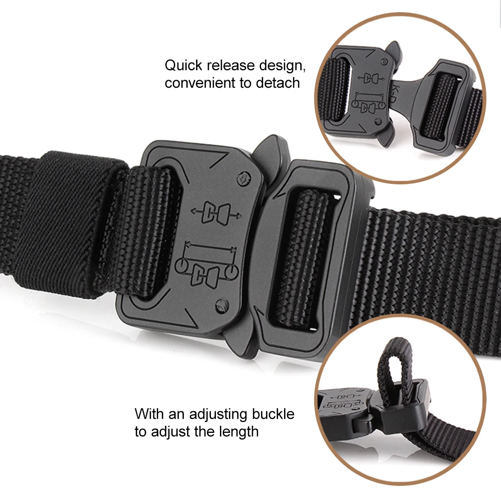 Lixada Тактический Quick Release Пояс с Heavy Duty Пряжка для кемпинга на открытом воздухе