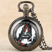 Мужские карманные часы Супермен узор карманные часы ожерелье кулон карманные часы Лучший подарок Прямая поставка