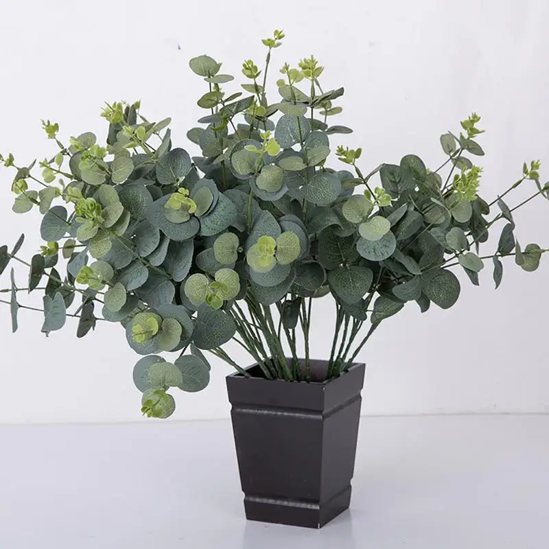 

New Simulated Plant Green Plant Potted Golden Larch Eucalyptus Leaf Lysimachia Christinae Hance Simulated Decorative Plant
