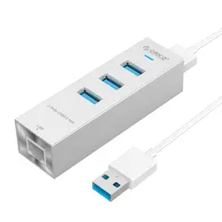 Рико ASH3L-U3 Алюминий 3 Порты USB3.0 концентратор с RJ45 сети Gigabit Ethernet зарядка PD концентратора для MAC Тетрадь
