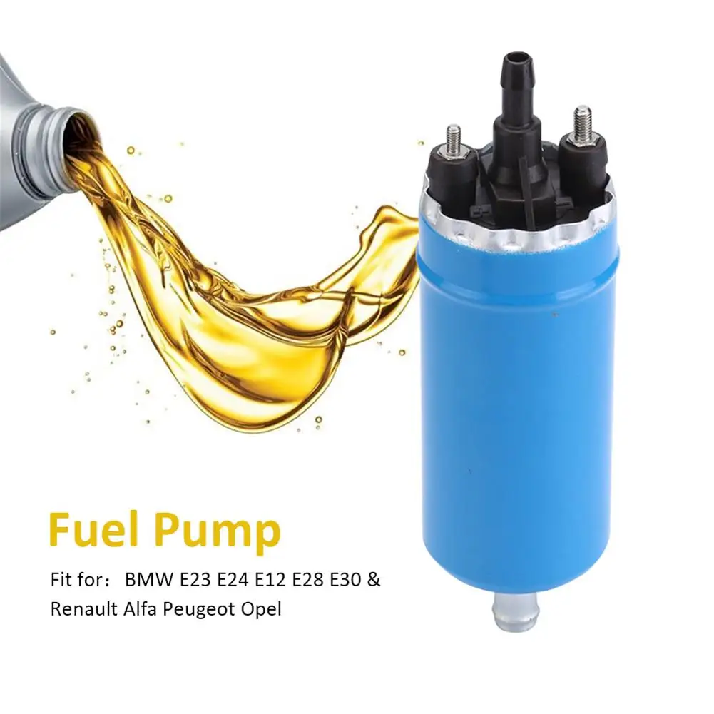 

Universal Blue 12V New High Pressure Electric Gasoline Fuel Pump Kit For Renault BMW ALFA PEUGEOT Opel 0580464038 Aluminum Alloy