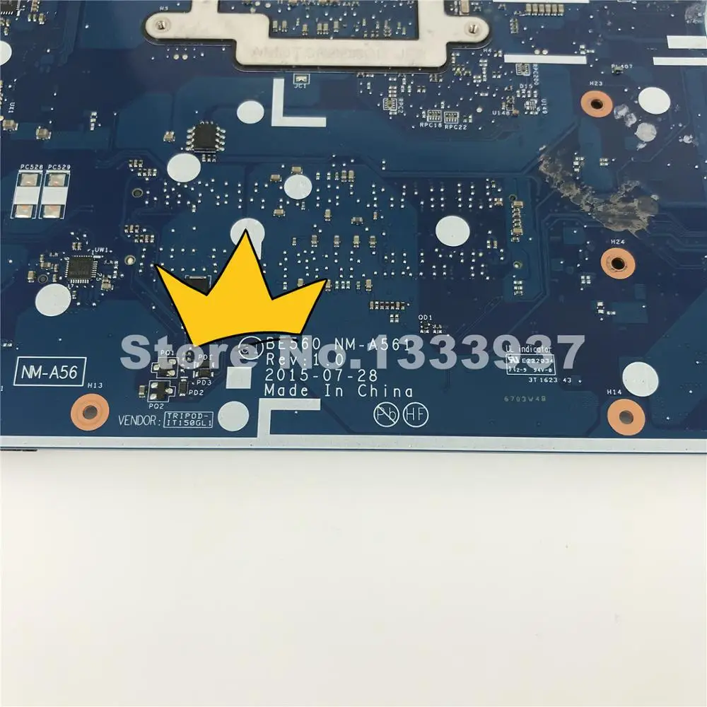 FRU 01AW108 PC основная плата для lenovo Thinkpad E560 BE560 Материнская плата ноутбука SR2EZ I7-6500U NM-A561