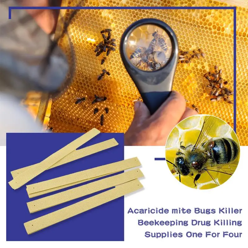 

Acaricide Mite Bugs Killer Medicine Beekeeping Drug Killing Supplies One For Four Professional Acaricide