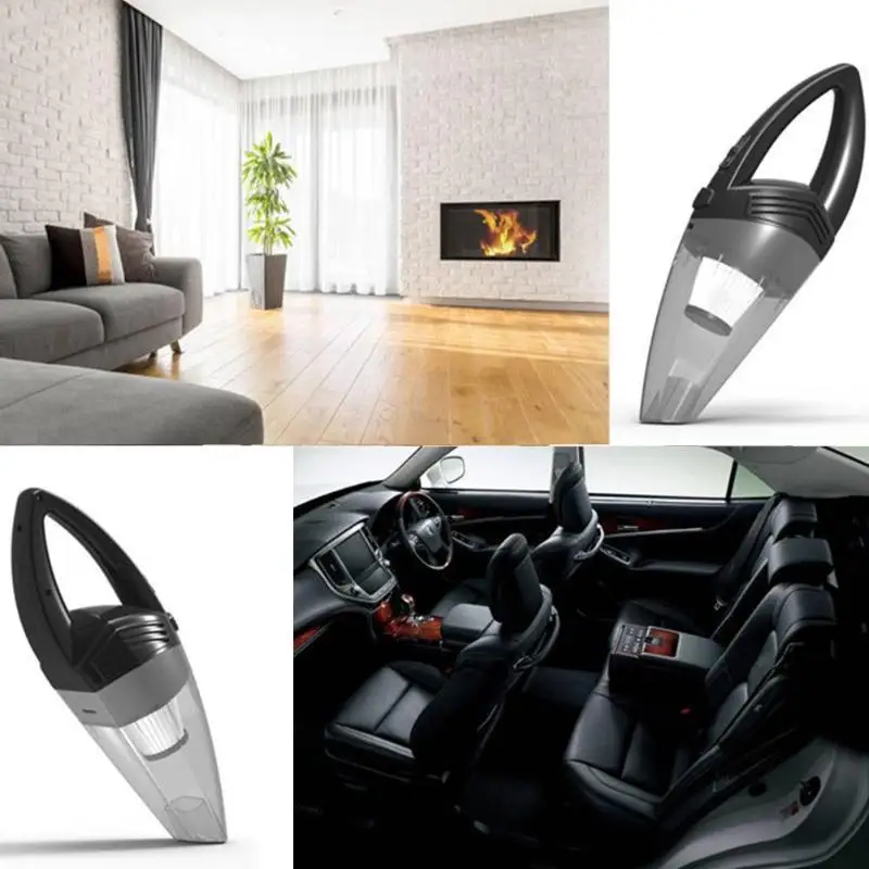 

120W Car Vacuum Cleaner Portable Handheld Vacuum Dry Wet Dust Collector Cordless Vacuum Cleaning Machine Super Suction