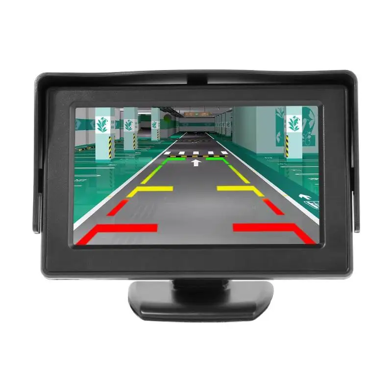 4,3 дюймов монитор автомобиля дисплей обратная парковочная камера для автомобиля Мониторы Заднего вида NTSC PAL IR ночного видения