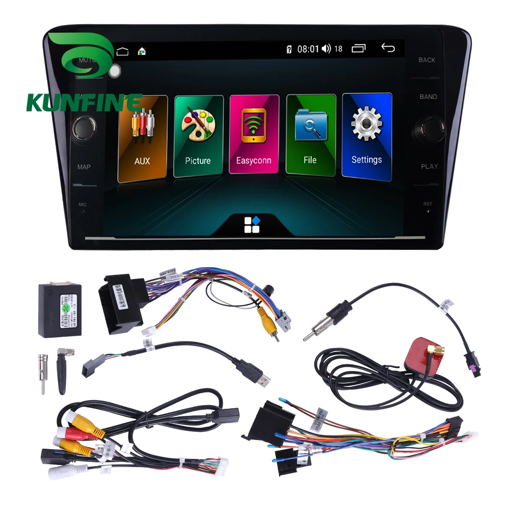 Excellent Octa Core ROM 64GB Android 8.1 Car DVD GPS Navigation Player Deckless Car Stereo for Peugeot 408 2014 2015 2016 2017 Radio Unit 2