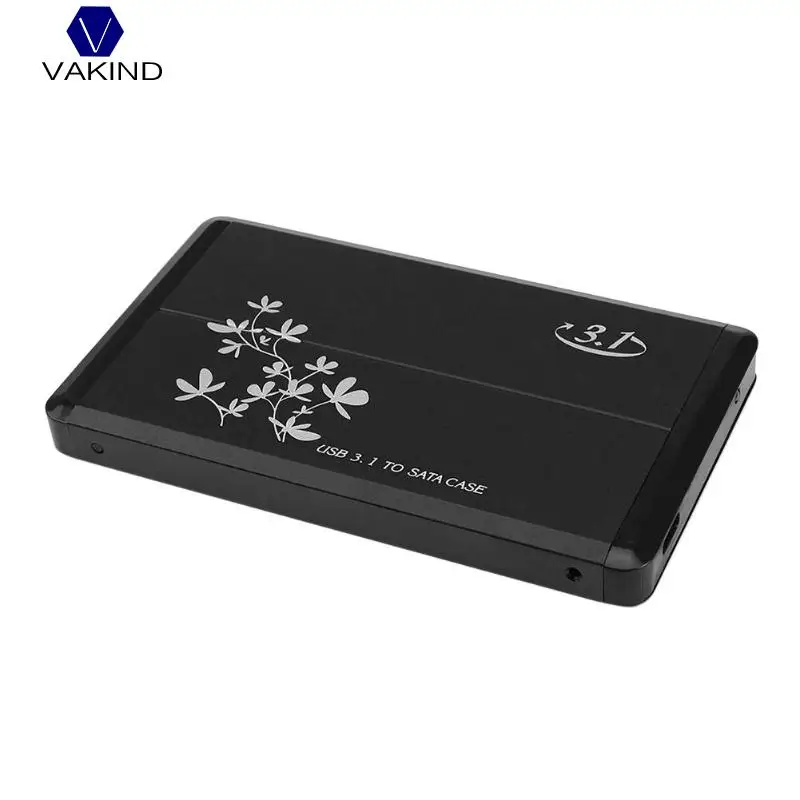 

2.5 Inch USB 3.1 Type-C SATA HD Box SSD HDD Hard Disk Drive Aluminum Alloy External HDD Enclosure