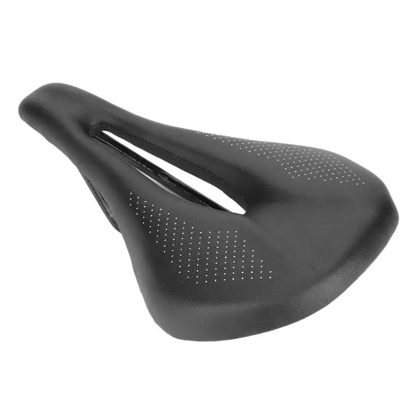 Carbon Fiber MTB Road Bike Bicycle Saddle Seat Leather Cushion