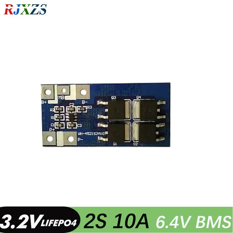 2S 10A lifepo4 6.4V 18650 BMS PCM battery protection board bms pcm for cell pack | Электронные компоненты и