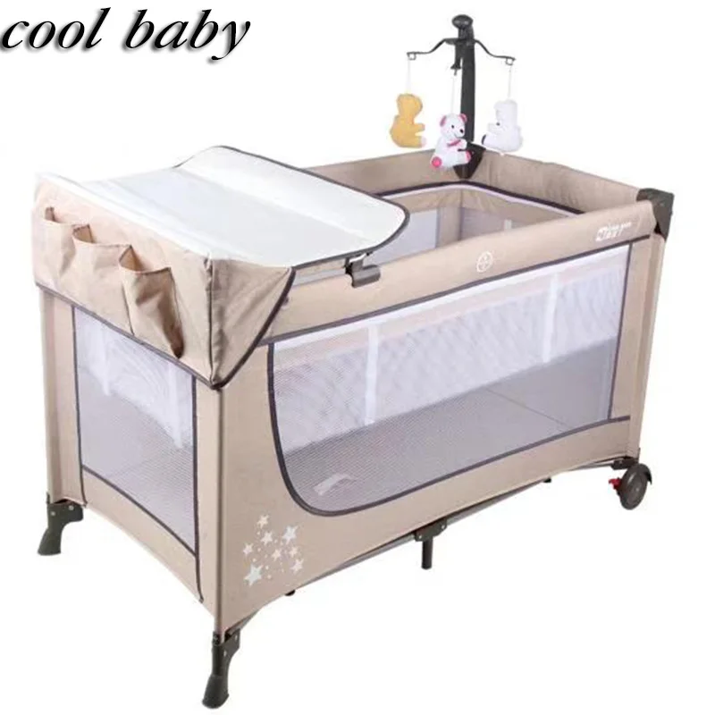 folding crib portable baby bed crib 