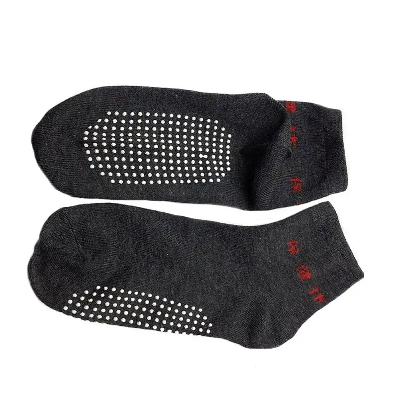 1Pair new Heating Tourmaline Socks Automatic Heat Ankle Massage Sock Foot Massager Far infrared
