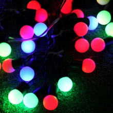 Светодиодный свет гирлянды 10 м 72 светодиодное Рождественское украшение наружного освещения сада Водонепроницаемый фестиваль венок CF