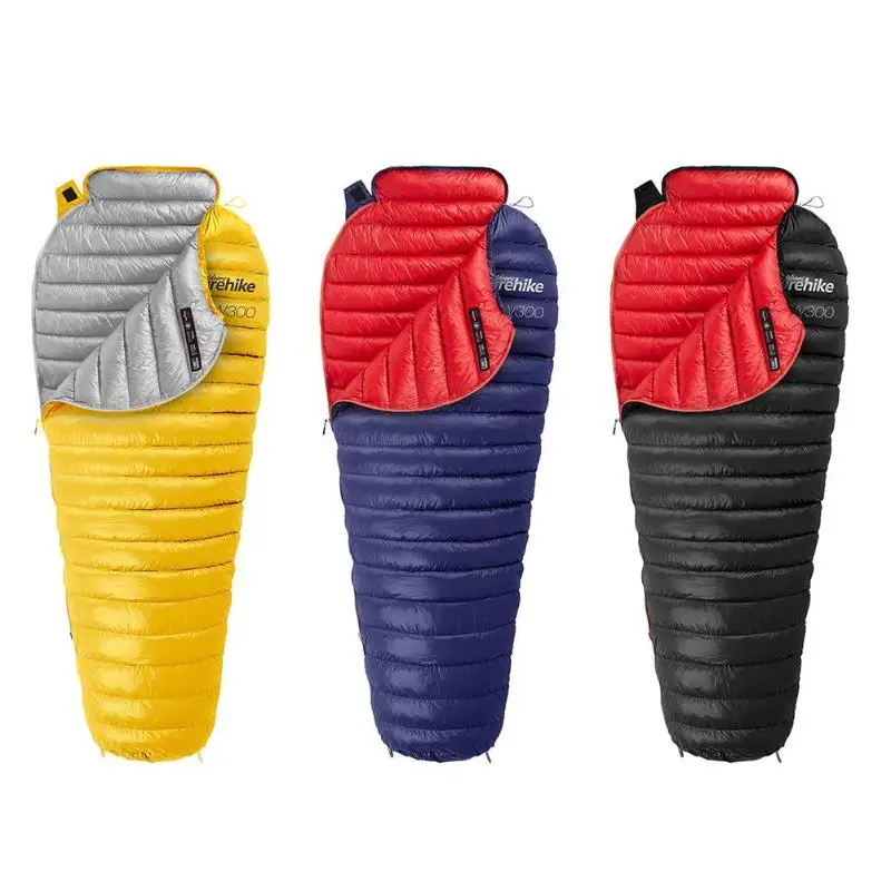 

Nylon Ultralight Sleeping Bag Envelope Type Winter Goose Down Sleeping Bag Adult Outdoor Hiking Sleeping Bag Large Size