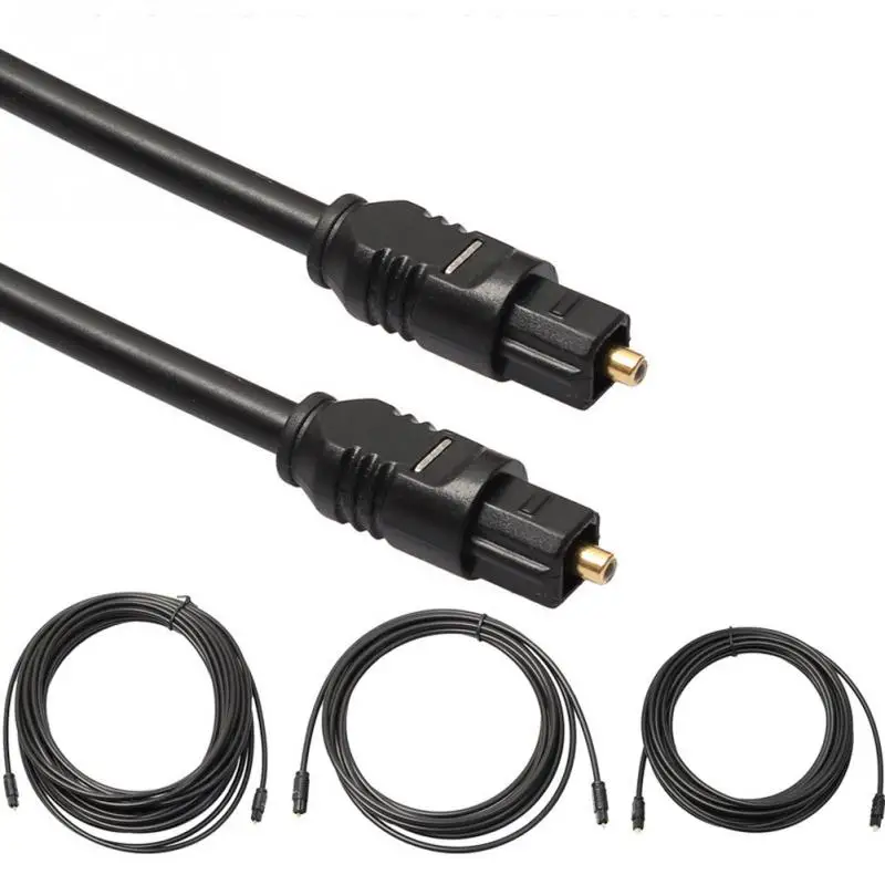 

Digital Fiber Optical Optic Audio SPDIF MD DVD TosLink Cable Lead Cord