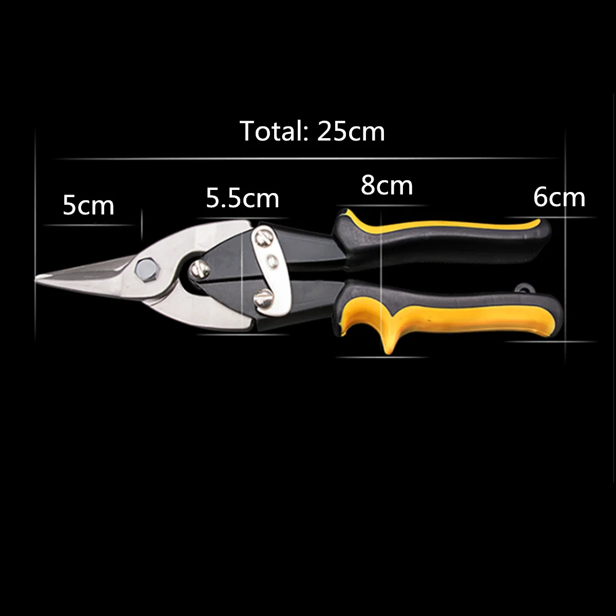 250 мм 1" Универсальный сталь прямые авиации Scissor Металл Олово СНиП сдвига режущий ручной инструмент Wireman дома DIY интимные аксессуары