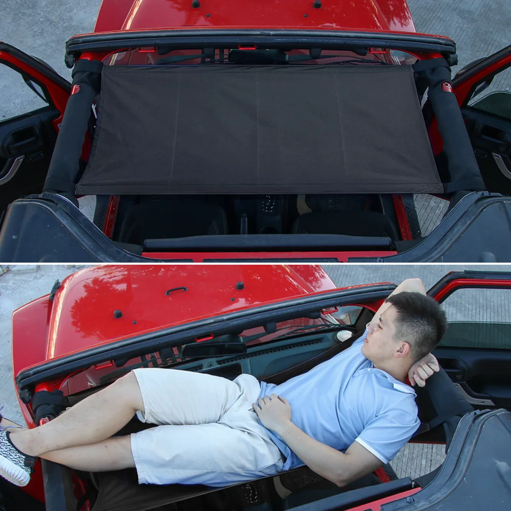 

Car Styling Car Roof Hammock Rest Bed for Jeep Wrangler 2007-2017